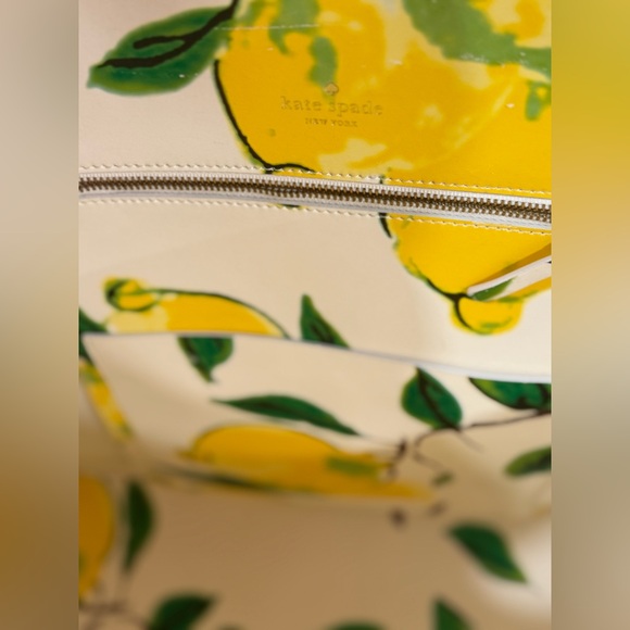 🌿♠️RARE🍋Kate Spade Lemon tote 🍋♠️🌿 - Picture 9 of 16